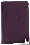 Thomas Nelson - NKJV Compact Paragraph-Style Bible w/ 43,000 Cross References, Purple Leathersoft with zipper, Red Letter, Comfort Print: Holy Bible, New King James Version