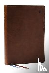 Nelson, Thomas - NET Bible, Large Print Thinline with Cross References, Brown Leathersoft, Comfort Print