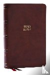 Nelson, Thomas - NKJV, Single-Column Reference Bible, Verse-by-verse, Brown Leathersoft, Red Letter, Comfort Print