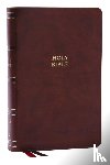 Nelson, Thomas - NKJV, Single-Column Reference Bible, Verse-by-verse, Brown Leathersoft, Red Letter, Comfort Print (Thumb Indexed)