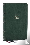 Nelson, Thomas - NKJV, Single-Column Reference Bible, Verse-by-verse, Green Leathersoft, Red Letter, Comfort Print