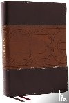 Thomas Nelson - NKJV Study Bible, Leathersoft, Brown, Full-Color, Thumb Indexed, Comfort Print