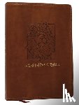  - The Sketchbook Bible: The Complete Bible with Hundreds of Illustrations (NKJV, Brown Leathersoft, Red Letter, Comfort Print)