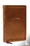 Thomas Nelson - KJV Large Print Reference Bible, Brown Leathersoft, Red Letter, Comfort Print (Sovereign Collection)
