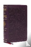 Thomas Nelson - NKJV Large Print Reference Bible, Purple Leathersoft, Red Letter, Comfort Print (Sovereign Collection)