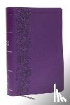 Nelson, Thomas - KJV Giant Print End-of-Verse Reference Bible, Purple Leathersoft, Red Letter, Comfort Print