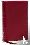 Nelson, Thomas - NKJV, Thinline Reference Bible, Large Print, Red Premium Goatskin Leather, Premier Collection, Comfort Print