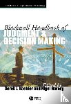  - Blackwell Handbook of Judgment and Decision Making