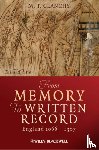 Clanchy, Michael T. (University of London - From Memory to Written Record