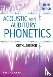 Johnson, Keith (University of California - Acoustic and Auditory Phonetics
