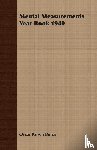 Buros, Oscar Krisen - Mental Measurements Year Book 1940