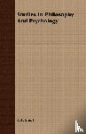 Stout, G.F. - Studies In Philosophy And Psychology