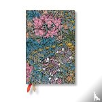 Paperblanks - Morris Pink Honeysuckle (William Morris) Mini 12-month Day-at-a-time Hardback Dayplanner 2025 (Elastic Band Closure)