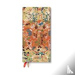 Paperblanks - Kara-ori (Japanese Kimono) Slim 12-month Horizontal Hardback Dayplanner 2025 (Elastic Band Closure)