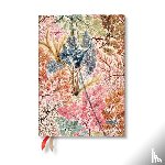 Paperblanks - Anemone (William Kilburn) Midi 12-month Horizontal Hardback Dayplanner 2025 (Wrap Closure)