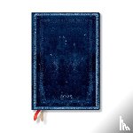 Paperblanks - Inkblot (Old Leather Collection) Midi 12-month Horizontal Hardback Dayplanner 2025 (Elastic Band Closure)