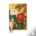 Paperblanks - Natsu (Rinpa Florals) Mini 12-month Horizontal Softcover Flexi Dayplanner 2025 (Elastic Band Closure)
