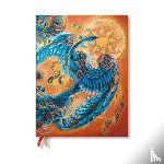 Paperblanks - Skybird (Birds of Happiness) Ultra 12-month Vertical Softcover Flexi Dayplanner 2025 (Elastic Band Closure)