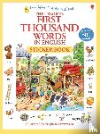 Amery, Heather - First Thousand Words in English Sticker Book