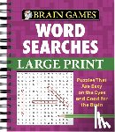 Publications International Ltd - Brain Games - Word Searches - Large Print (Purple)
