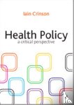 Crinson, Iain - Health Policy