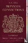 A.A. Gill - Previous Convictions