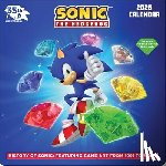 Sega - Sonic the Hedgehog 35th Anniversary 2026 Wall Calendar with 4 Bonus Notecards