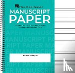  - Wide Staff Wirebound Manuscript Paper (Aqua Cover)