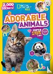 National Geographic Kids - National Geographic Kids Adorable Animals Super Sticker Activity Book-Special Sales Edition