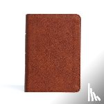 Holman Bible Publishers - KJV Large Print Compact Reference Bible, Burnt Sienna Leathertouch