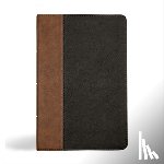Holman Bible Publishers - KJV Personal Size Giant Print Bible, Black/Brown Leathertouch