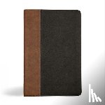 Holman Bible Publishers - KJV Personal Size Giant Print Bible, Black/Brown Leathertouch, Indexed