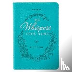  - He Whispers Your Name 365 Devotions for Women - Hope and Comfort to Strengthen Your Walk of Faith - Teal Faux Leather Devotional Gift Book W/Ribbon Ma