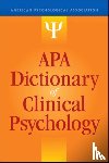  - APA Dictionary of Clinical Psychology