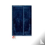 Paperblanks - Inkblot (Old Leather Collection) Maxi Horizontal 12-month Dayplanner 2024 (Wrap Closure)
