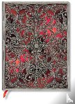 Paperblanks - Garnet (Silver Filigree Collection) Ultra Lined Softcover Flexi Journal