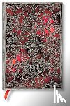 Paperblanks - Garnet (Silver Filigree Collection) Midi Lined Softcover Flexi Journal