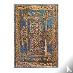 Paperblanks - Blue Luxe (Luxe Design) Midi Unlined Hardback Journal (Elastic Band Closure)