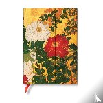 Paperblanks - Natsu (Rinpa Florals) Midi Lined Hardback Journal (Wrap Closure)