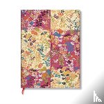 Paperblanks - Kara-ori Pink (Japanese Kimono) Midi Unlined Softcover Flexi Journal (Elastic Band Closure)