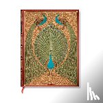 Paperblanks - Hafiz’s Peacocks (Sangorski & Sutcliffe) Midi Lined Hardcover Journal (Elastic Band Closure)
