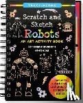 Peter Pauper Press, Inc - Scratch & Sketch Robots (Trace-Along)