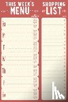 Peter Pauper Press, Inc - Note Pad This Week's Menu