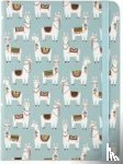 Peter Pauper Press, Inc - Jrnl Mid Llamas (Blue)