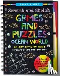 Peter Pauper Press, Inc - Scratch & Sketch Games & Puzzles: Ocean World (Trace Along)