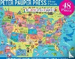 Peter Pauper Press, Inc - USA Map Kids' Floor Puzzle