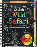 Peter Pauper Press Inc - Scratch & Sketch Wild Safari (Trace Along)