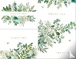  - Eucalyptus Premium Thank You Note Cards (20 Cards with 4 Unique Designs. 21 Self-Sealing Envelopes)