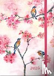  - 2026 Cherry Blossoms in Spring Weekly Planner (16 Months, Sept 2025 to Dec 2026)