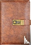 - Brown Artisan Locking Journal (Diary, Notebook)